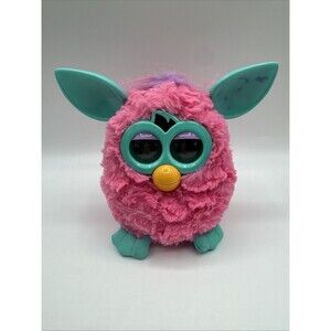 Furby Boom Pink Teal Purple 2013 Hasbro - For Parts or Repair - Doesn’t Power On